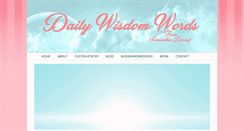 Desktop Screenshot of dailywisdomwords.com